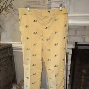 Vintage GOLF Pants TGIF Preppy ACWA Carroll Reed Embroidered Men’s 34/30 1960s